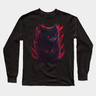 Monster Cat Long Sleeve T-Shirt